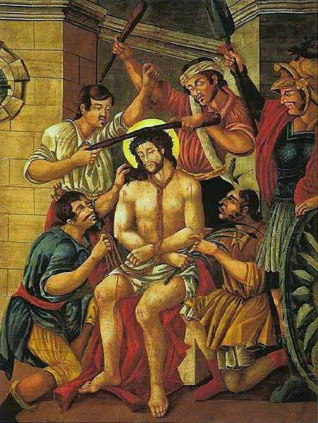 Jose Joaquim da Rocha Flagellation of Christ oil painting picture